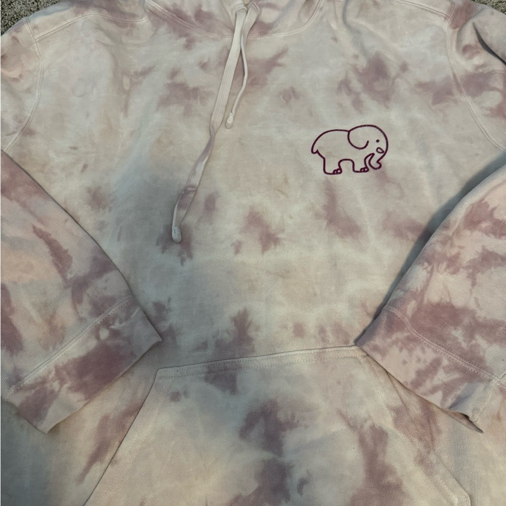 Ivory Ella Pink and Cream Tie-Dye Sweater